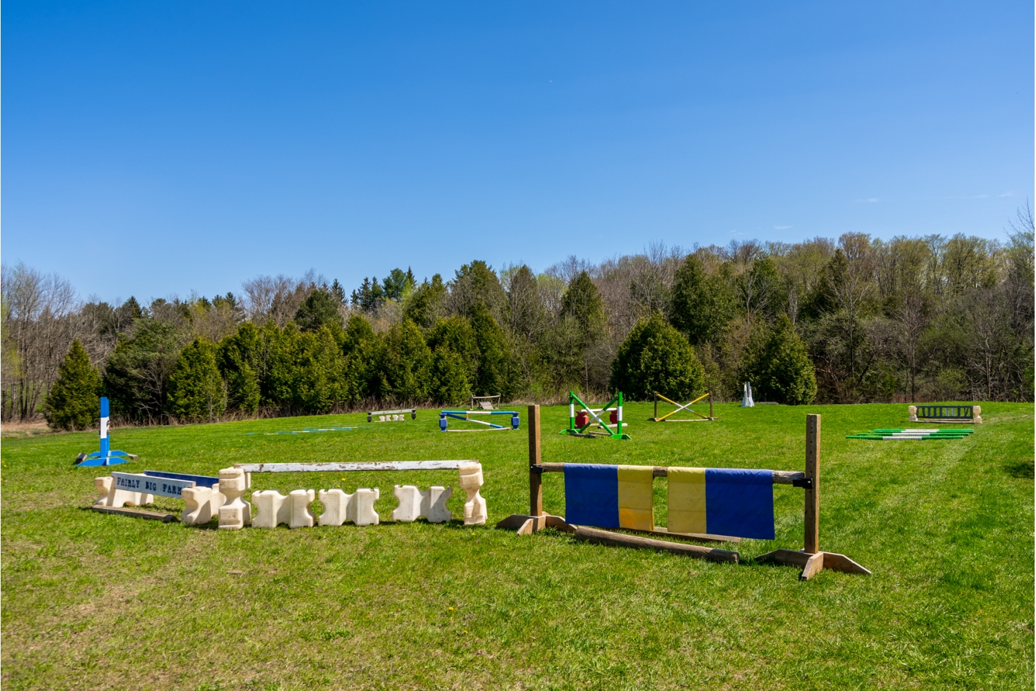 Cross Country Horse Jumps